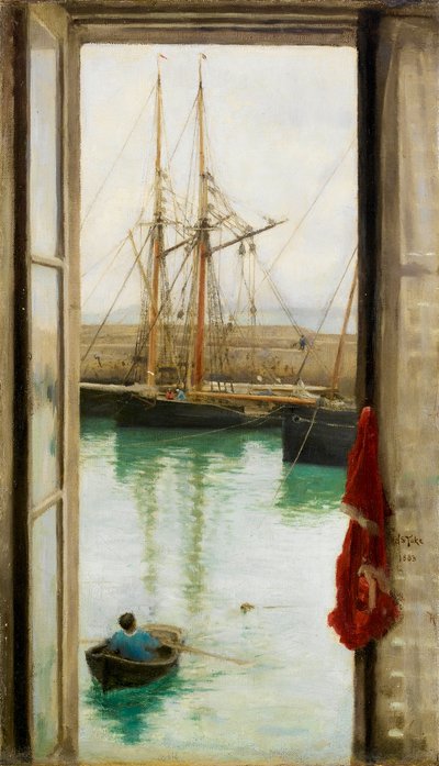 Porto di Dielette, Normandia da Henry Scott Tuke